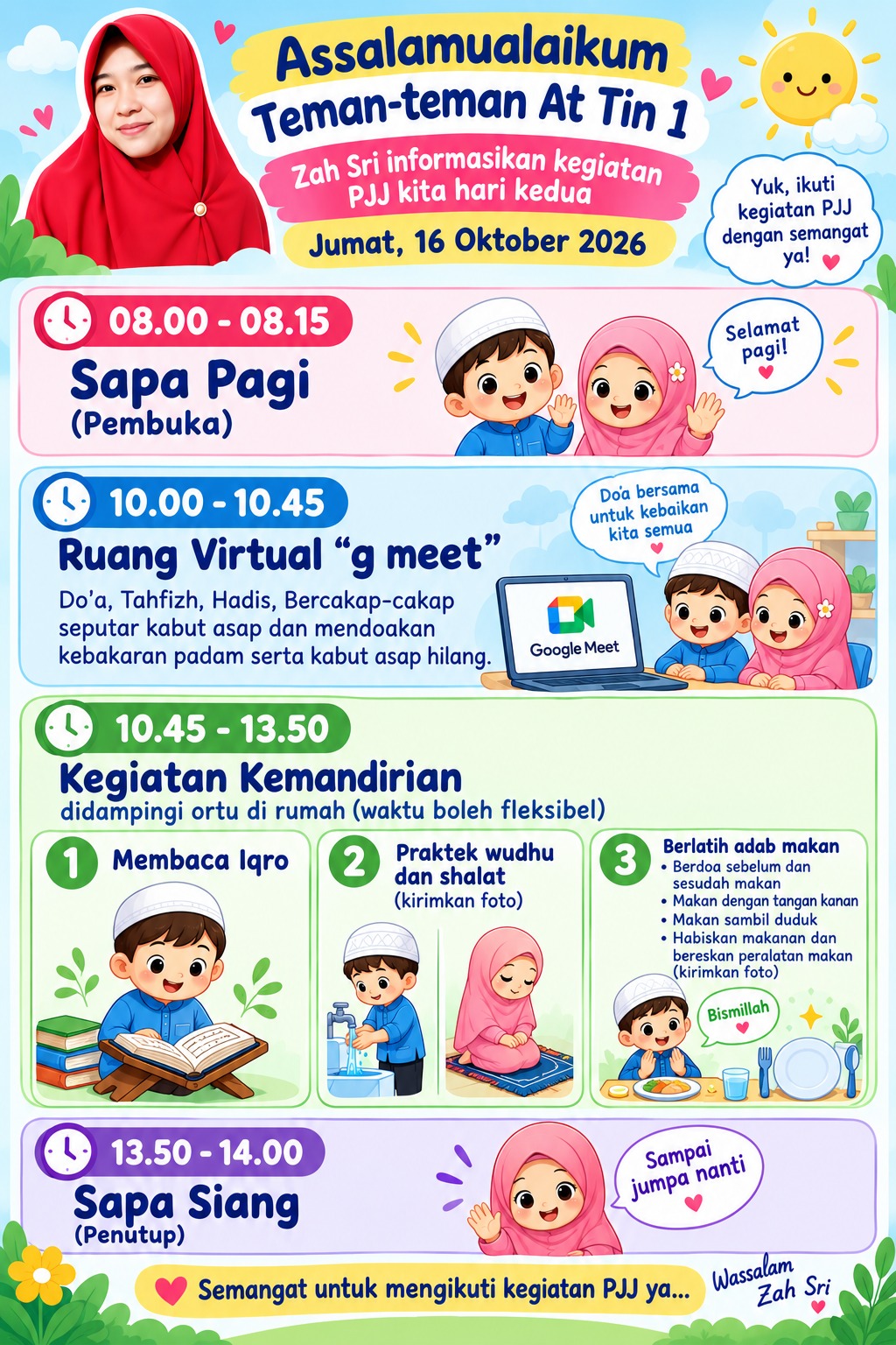Kegiatan PJJ Kelas At Tin 1